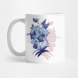 Violet and blue garden Mug